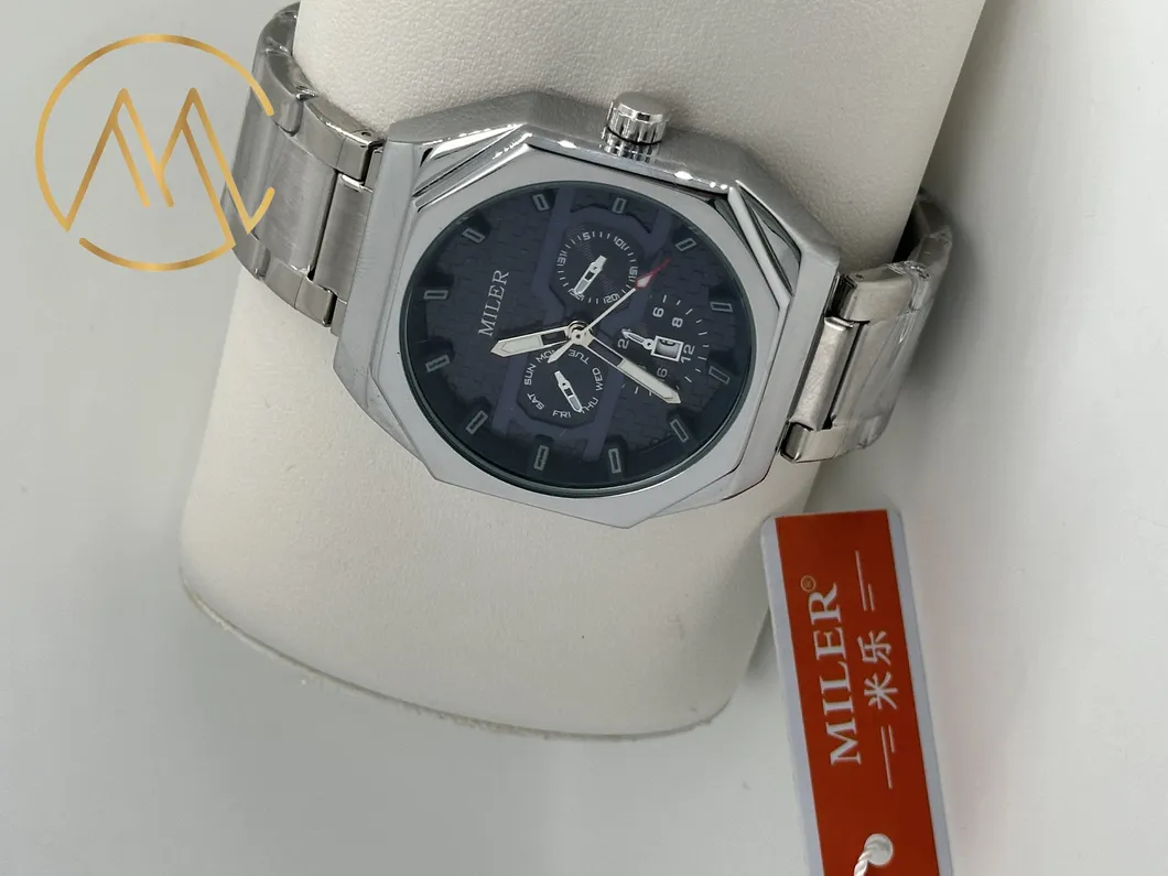Miler Stainless Steel Quartz Dress Watch 30m Waterproof