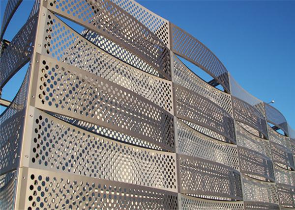 Decorative Perforated Metal Mesh Plate Hot Galvanized For Ceiling Panels
