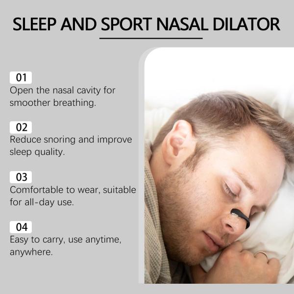Non Woven Fabric Anti Snoring Breathing Magnetic Nasal Strips OEM Accepted