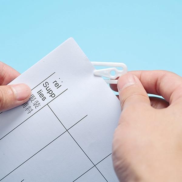 Clear Small Square Plastic Cloth Shirt Clips