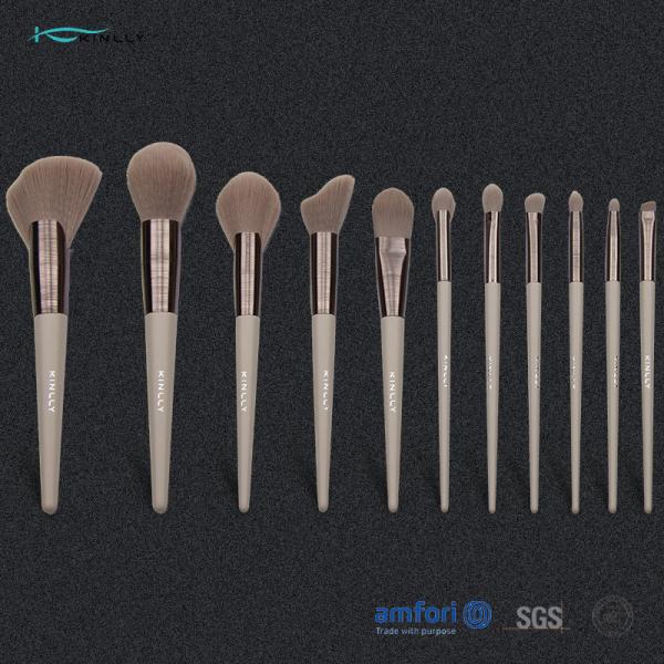 150g 12pcs Aluminum Ferrule Cosmetic Makeup Brush Set