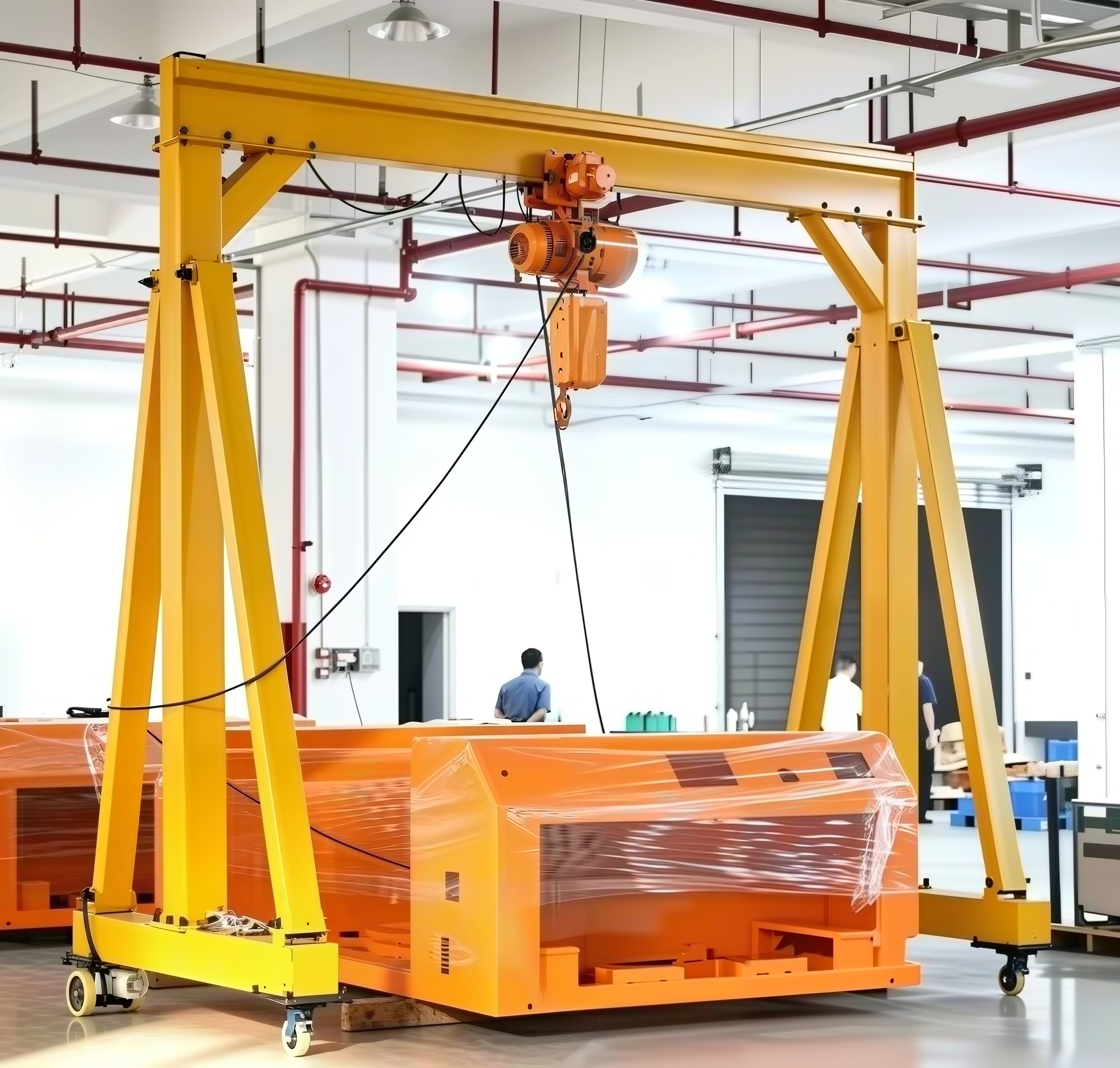 HHBB Chain Block Hoist Customized Electric Hoist With Trolley