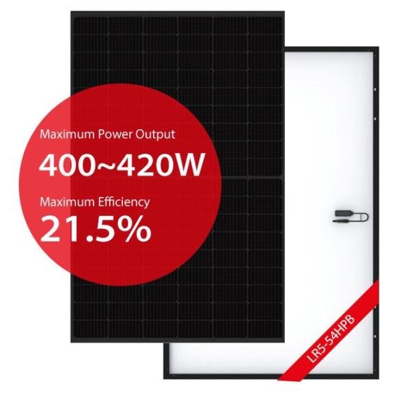 108 Half Cell Longi Solar Panel Mono Black Solar Panels 400W 405W 410W 415W 420W