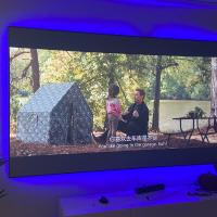 Écran à cadre fixe à jet long 16:9 ALR Écran de projection 100 pouces