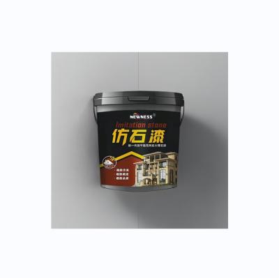 Pintura de granito de chip de mármore impermeável e líquido de cores múltiplas perfeita para revestimento de edifícios