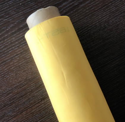 Plain Weave  Yellow Polyester Fabric / Silk Screen Mesh Roll 47T-72T