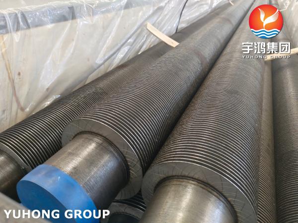 ASME SA106 Gr.B Seamless Extruded Aluminum Fins Pipe Fintube Cooling Systems