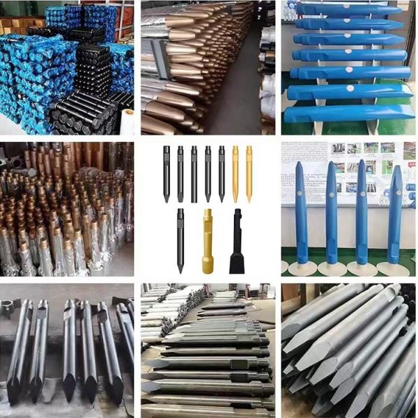 32kg Excavator Hammer Hydraulic Rock Breaker Excavator Drill Rod Hydraulic Hammer Breaker Spare Parts