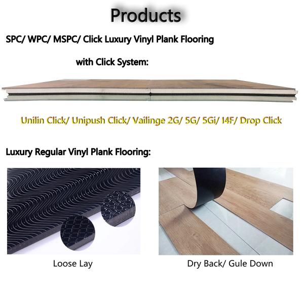 EIR madeira texturizada Herringbone Parquet flutuante luxo rígido PVC Vinil Planca SPC piso