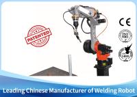soldadura del robot industrial de 6 ejes con la costura que sigue, robot del laser de la soldadura al arco