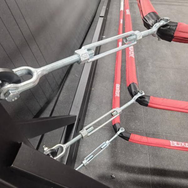 Screwless Steel Frame Boxing Fighting Ring Equipment Rope Covers 5/6/7 Meter