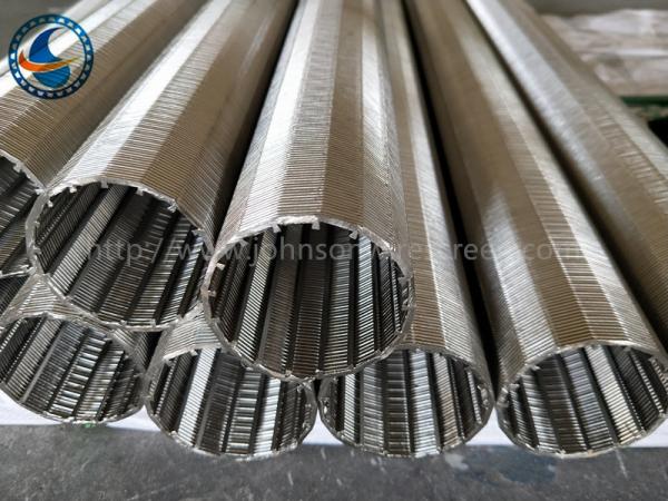 o μm 100 rebobina a tela de fio industrial da cunha, do interior ao tipo exterior do filtro
