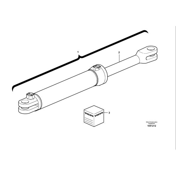 VOLOV Loader Backhoe BL70 BL71 BL71plus Hydraulic Cylinder Repair Seal Kit Voe15173362 151733362