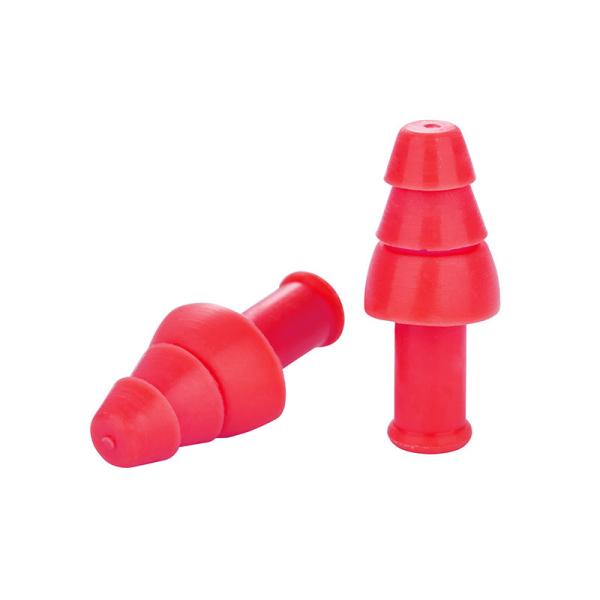 Confortáveis tampões de silicone de 28dB SNR em cor laranja impressionante para redução de ruído