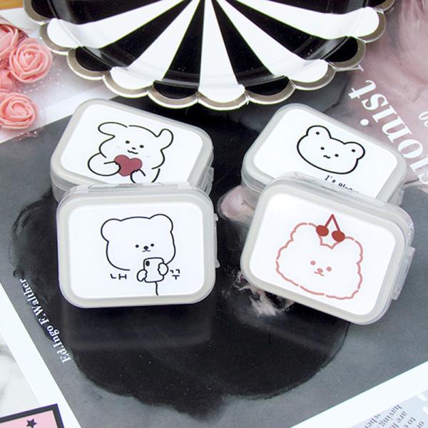 Коробка контактных линзов OEM косметическая для контейнера держателя набора перемещения глаз