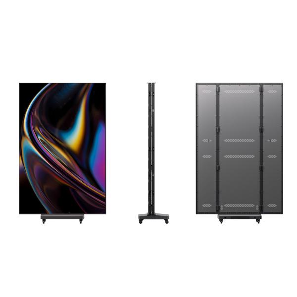 P1.25 Foldable Poster GOB LED Panel for shopping mall airport exhibition