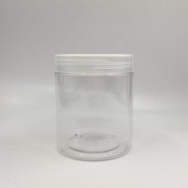 100ml 8oz 500ml 1000ml Clear Pet Plastic Storage Container Food Grade Cosmetic Cream Jar With Lid