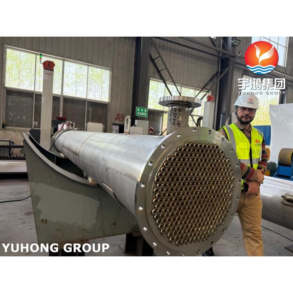 ASME U Stamp & PED Certified Titanium Shell and Tube Heat Exchanger TEMA BEM SB338 Gr.2