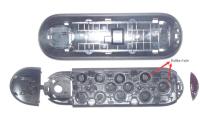 Custom Silicone Rubber Remote Control Keypad with Printing
