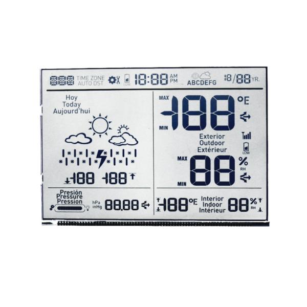 注文の液晶表示、メートルのための桁 7 の区分 Lcd の表示