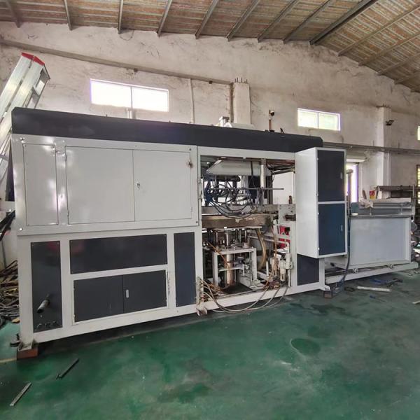 Гидравлическая пластиковая вакуумная машина для формования использованная пищевая пластиковая яичная поднос термоформирование