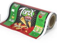 Industrial Laminated Roll Film Glossy CMYK Food Packaging Film Roll