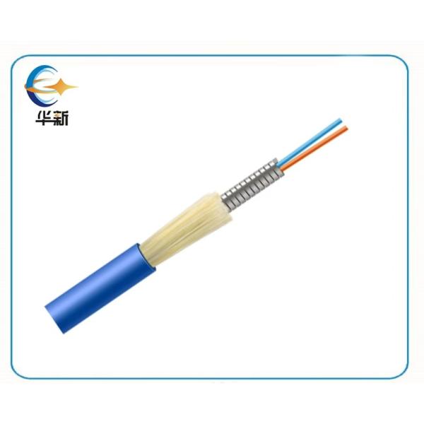 GJSFJV Fiber Dual Core Indoor Armored Fiber Optic Cable Stable Transmission Fire Retardant