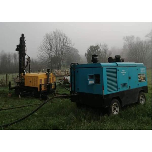 260m Portable Borehole Deep Water Well Drilling Rigs With Hydraulic System