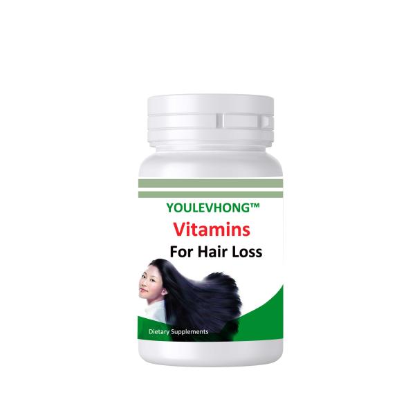 Men And Women Healthy Hair Growth Vitamins Gluten Free GMP Certified Hair Vitamin Biotin