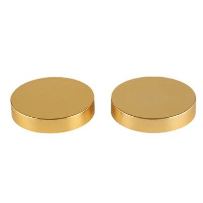 tampão de alumínio do ouro brilhante de 89mm com o forro do PE para o alimento e o cuidado da personalidade