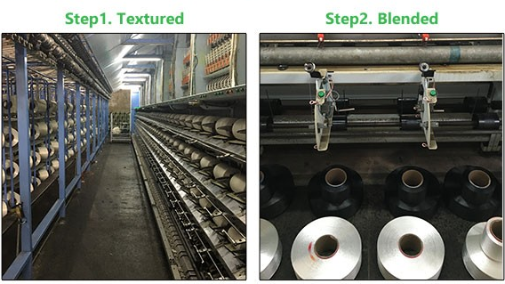 100D / 36F 100% Polyester FDY Yarn Raw White For Weaving , Eco - friendly