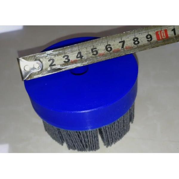 Deburring Tufted Abrasive Disc Brushes / Abrasive Nylon Brush 75mm OD X 16mm ID