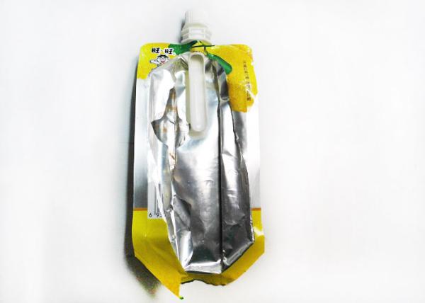 Custom Printed Stand Up Spout Pouch Heat Sealing For Juice Or Jelly