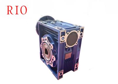 Nmrv Method Aluminum Worm Gear Reducer Rv75 Blue Color Large Speed Ratio Range