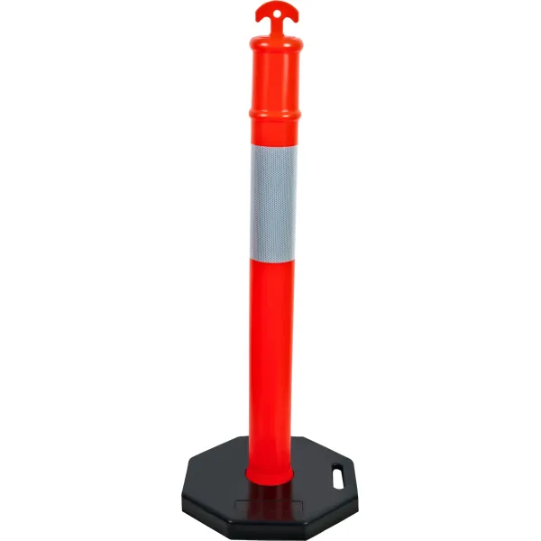 PE+Base Material Warning Bollard with 49