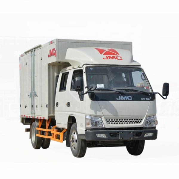 White 4x2 JMc Motor Cargo Delivery Truck Freight Logistics Truck 100KM/h