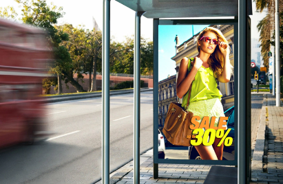 55 Inch Outdoor LCD Display with 3000cd/m² Brightness and IP67 Waterproof for Digital Signage and Advertising