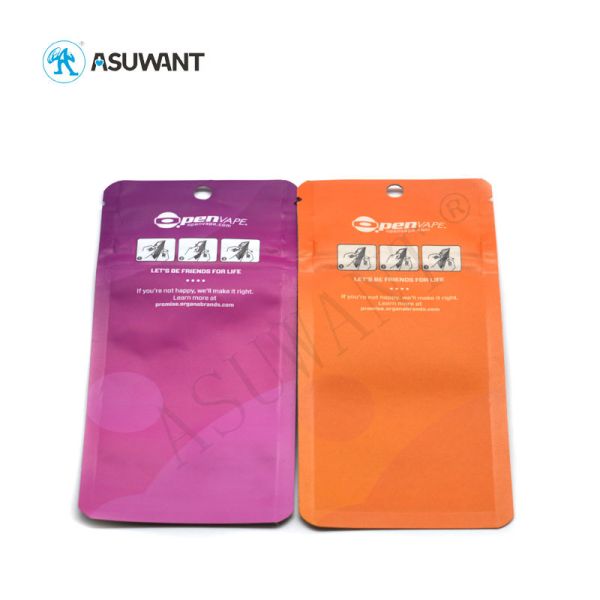 Matte Pre Roll Packaging Ziplock Stand Up Pouches Weed Weed Packing Bag
