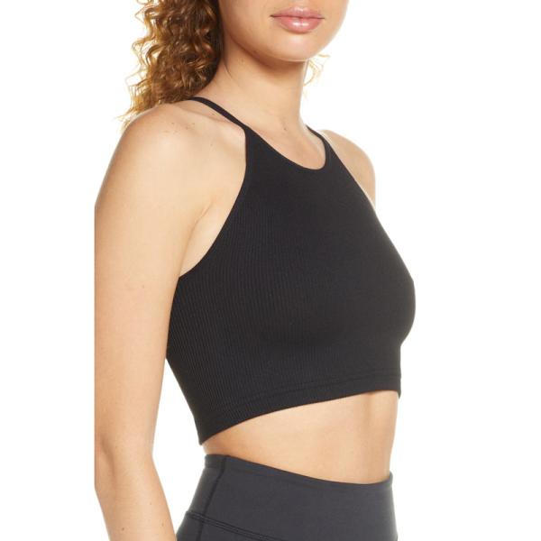 Wholesale High Quality Black Women Yoga Crop Tank Top Ladies Sportswear with OEM Logo
