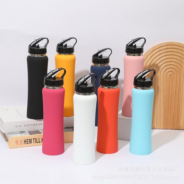 Electroplating Sports Water Bottle Double Walled Stainless Steel 600ml 750ml