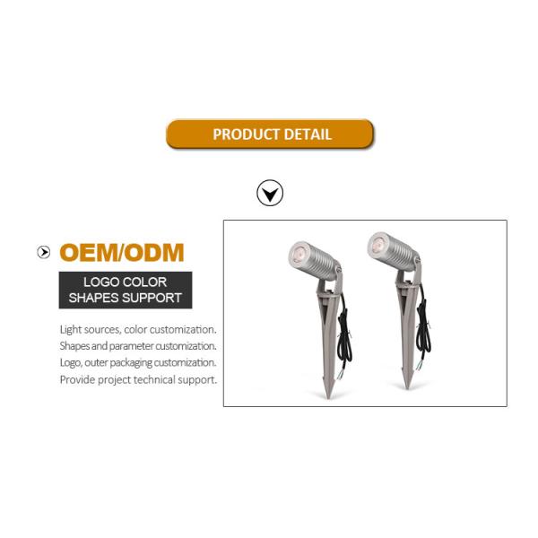 DC 24V 10W Led Spot Spike Yard Light RGBW 4 en 1 Iluminación portátil de exteriores impermeable