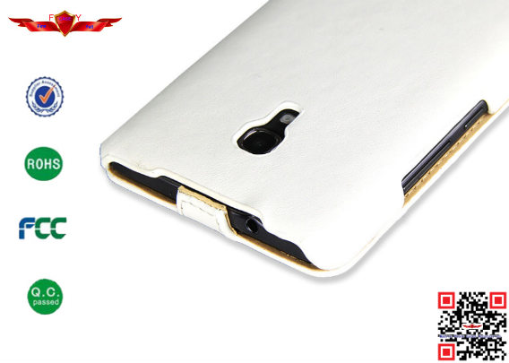 100% Perfect Fit Brand New Quality PU Flip Leather Cover Case For HuaWei Ascend Mate 2
