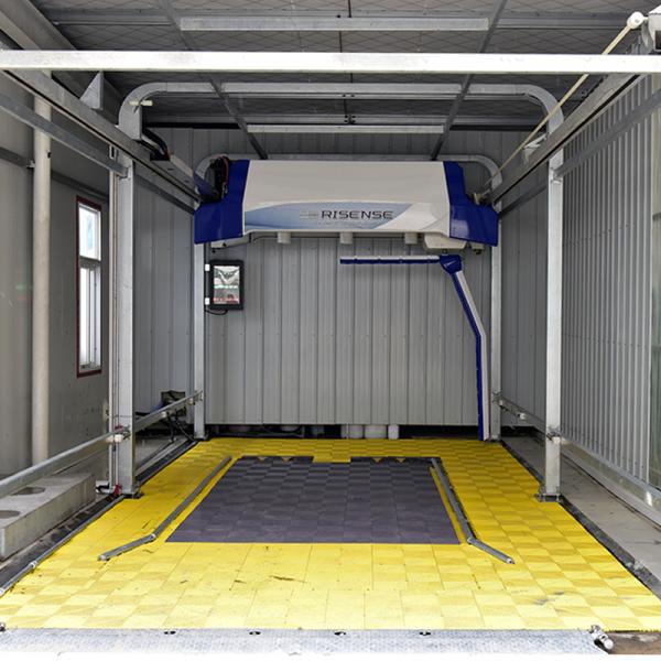 Qingdao Risense 360 Full Automatic Car Wash Equipment Touch Free Car Wash with air Dryer and lava Shampoo