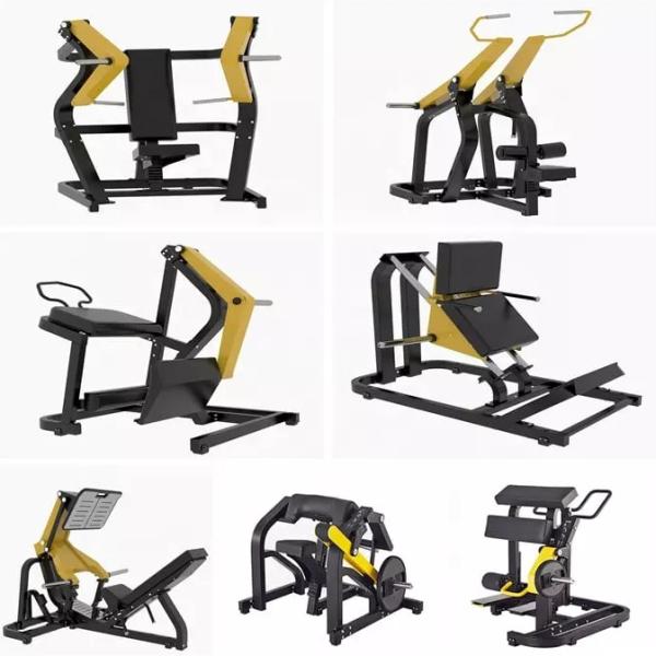 Anti Skidding Steel 45 Degree Leg Press Commercial Gym Equipment For Fitness