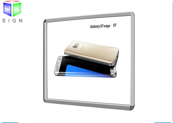A1 Acrylic Aluminum LED Backlit Poster Frame 15Mm Thickness Wall Mounting