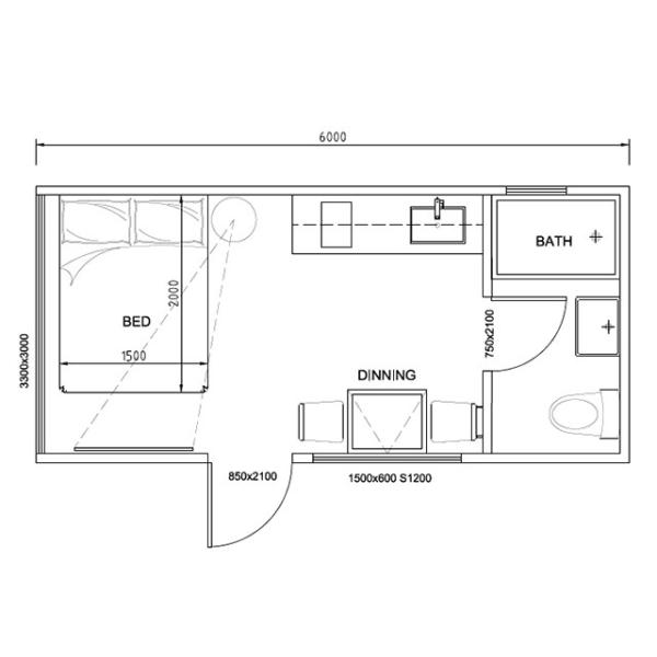 Гостиница праздника курорта студии сада дома заднего двора европейского стандарта Prefab светлая стальная с сертификатом CE