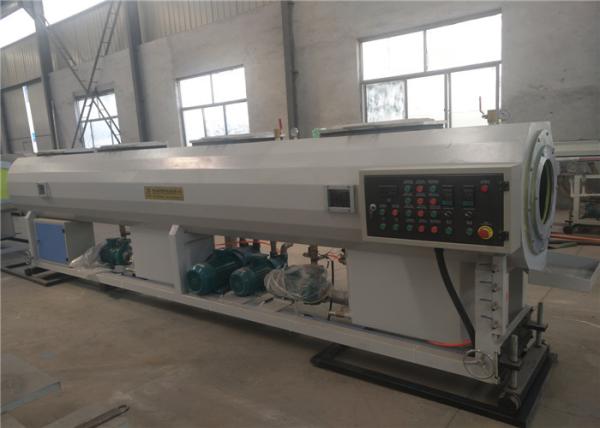 PE PP PPR Plastic Pipe Extrusion Line / PE Water Gas Transportation Extruder Machine