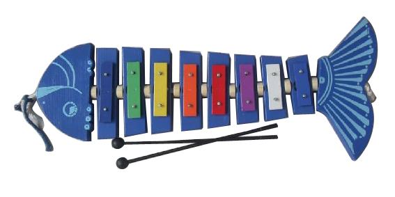 Fish style 8 note aluminium board xylophone  / Music Toy / Orff instruments / Promotion gift AG-PH8A