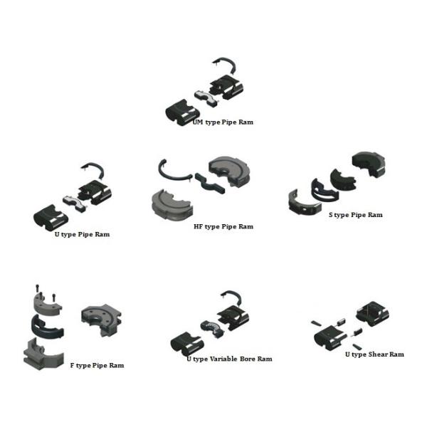 API 16A High Pressure Wellhead Ram BOP/pipe rams bop/Ram for BOP / API Blind Ram,shear ram, pipe ram