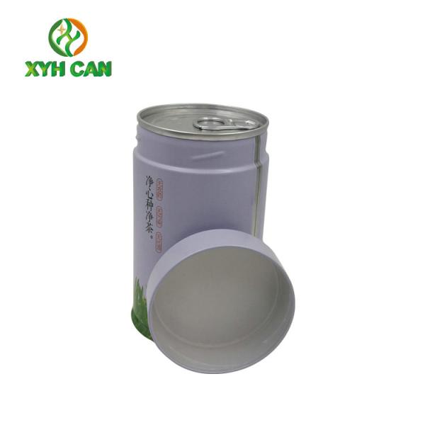 Tea Tin Can Dome Lid Metal Tinplate Special Tea Tins Packaging For Bulk Packaging